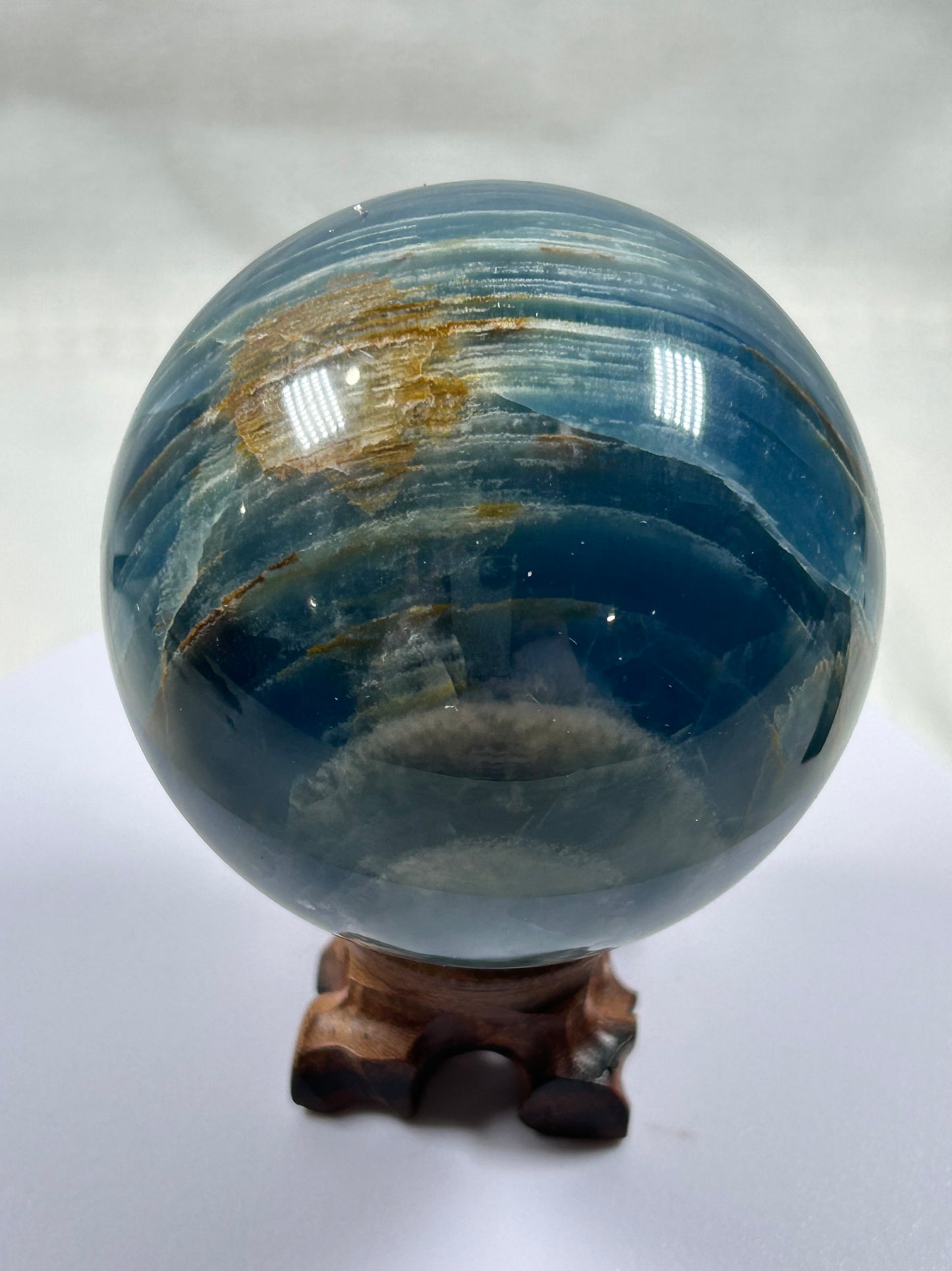 (#365) - Blue Quartz Sphere - New