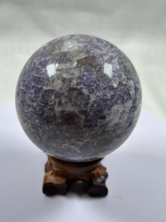 (#382) - Lepidolite Sphere - New
