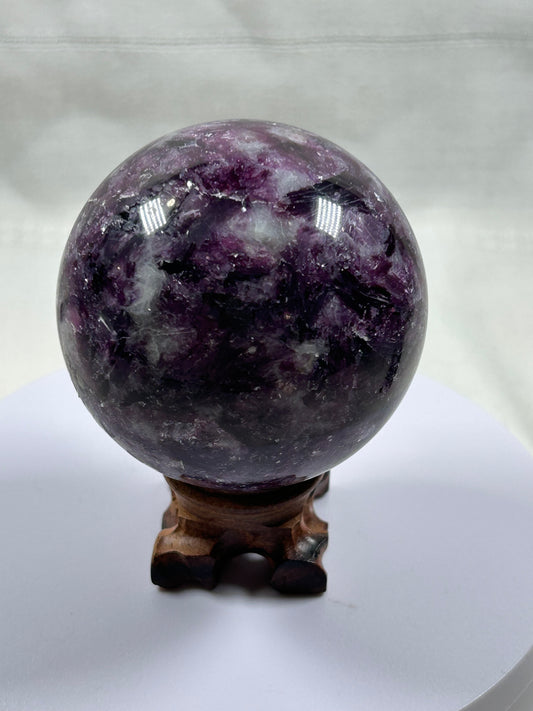 (#335) - Lepidolite Sphere - New