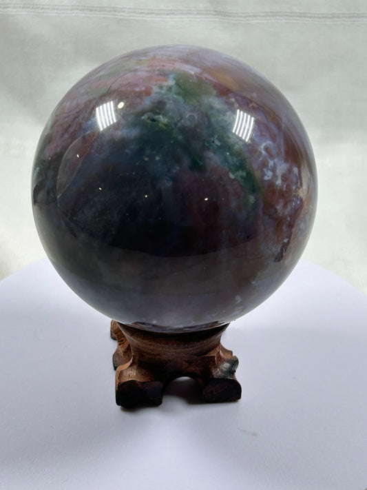 (#354) - Ocean Jasper Sphere - New