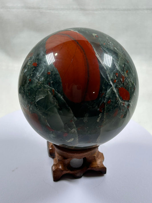 (#293) - African Bloodstone Sphere - New