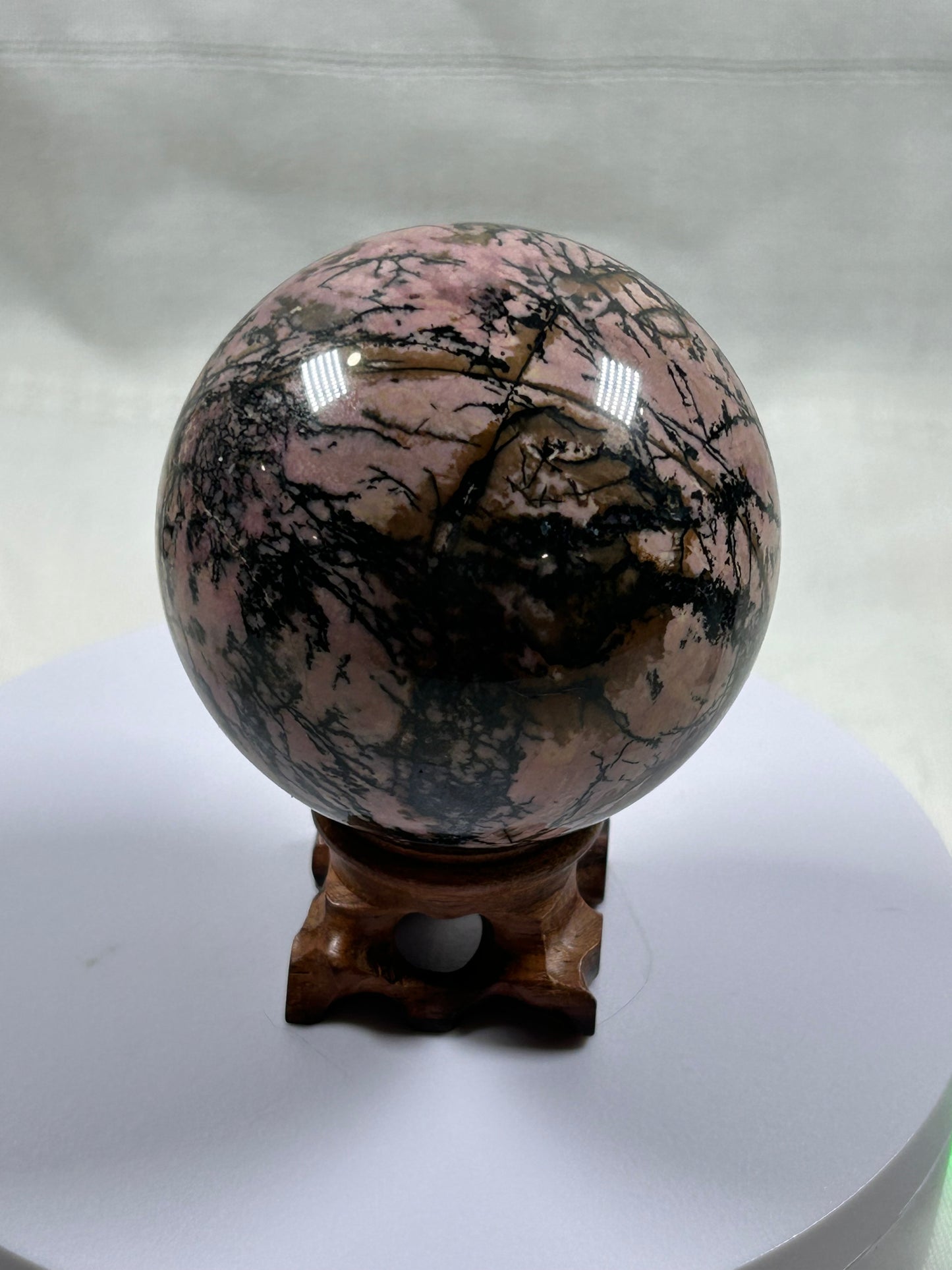 (#317) - Rhodonite Sphere - New