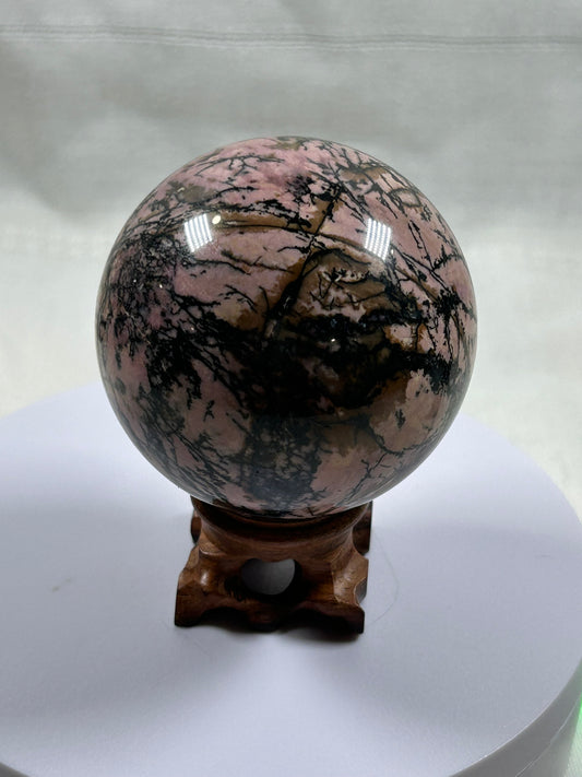 (#317) - Rhodonite Sphere - New