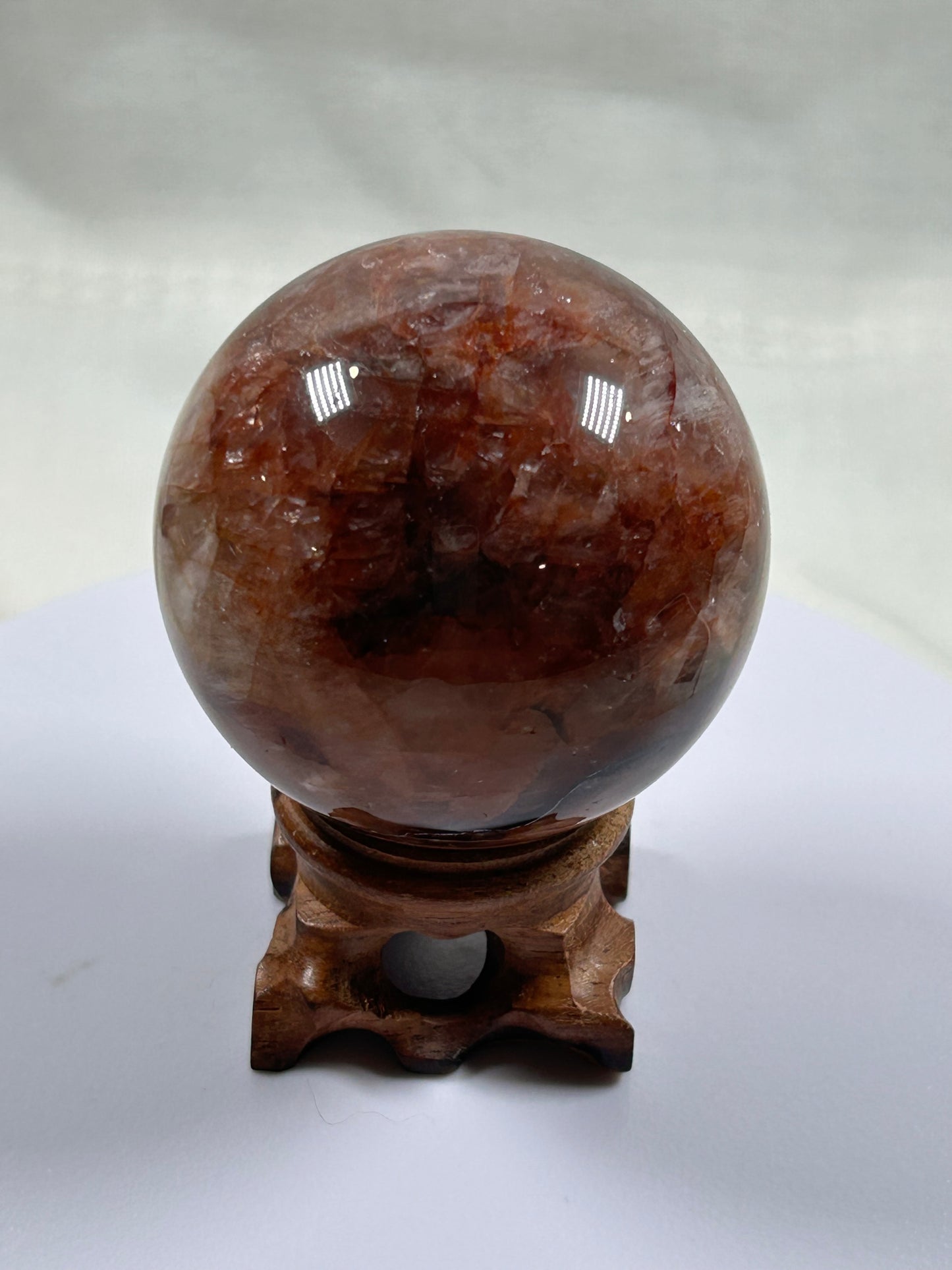 (#314) - Fire Quartz Sphere - New