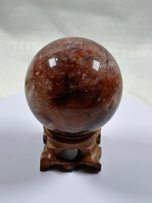 (#314) - Fire Quartz Sphere - New