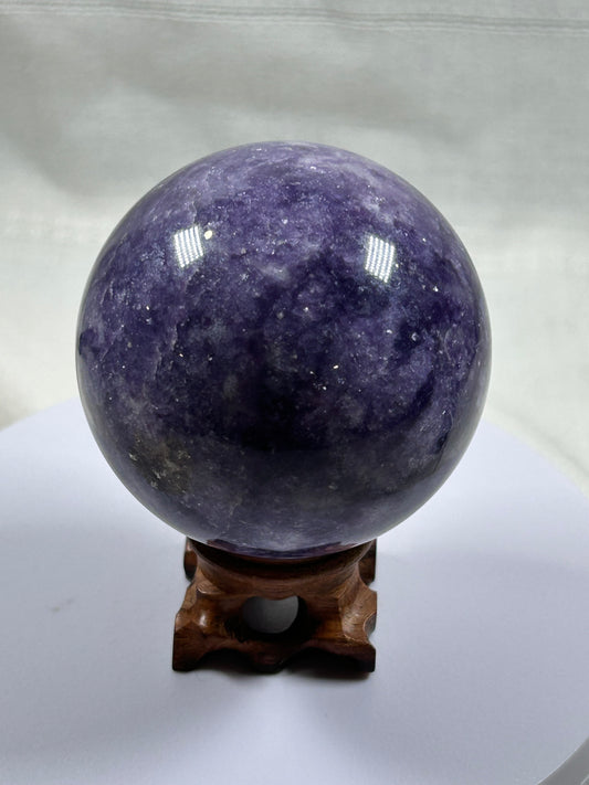 (#297) - Lepidolite Sphere - New