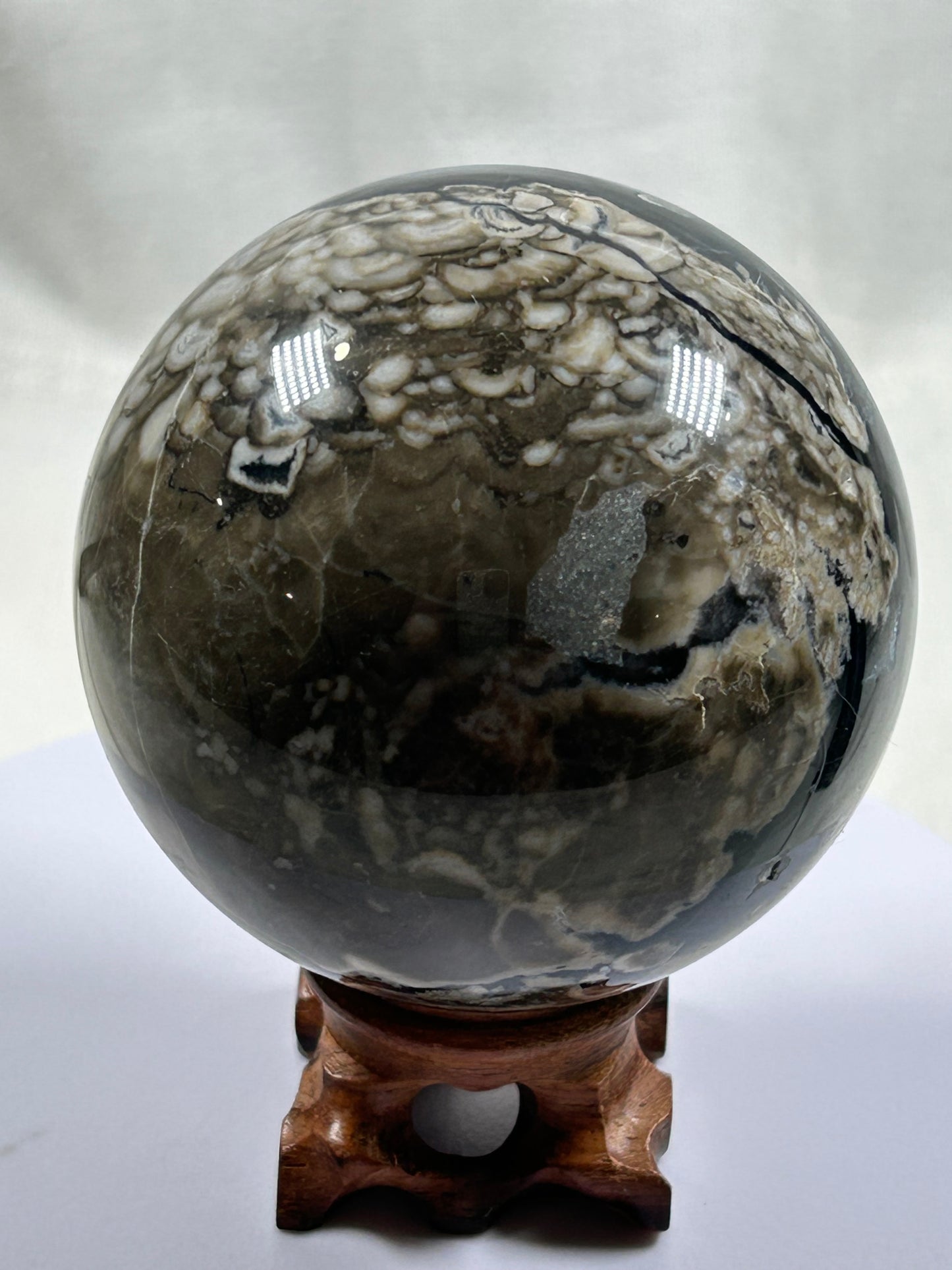 (#286) - Volcano Agate Sphere - New