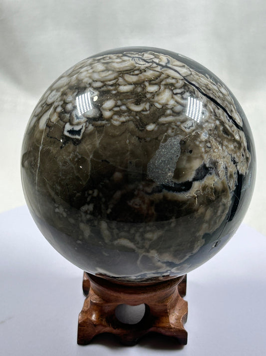 (#286) - Volcano Agate Sphere - New