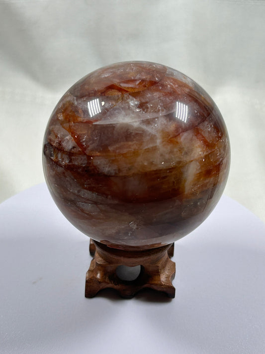 (#299) - Fire Quartz Sphere - New