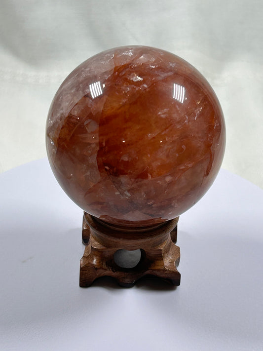 (#290) - Fire Quartz Sphere - New
