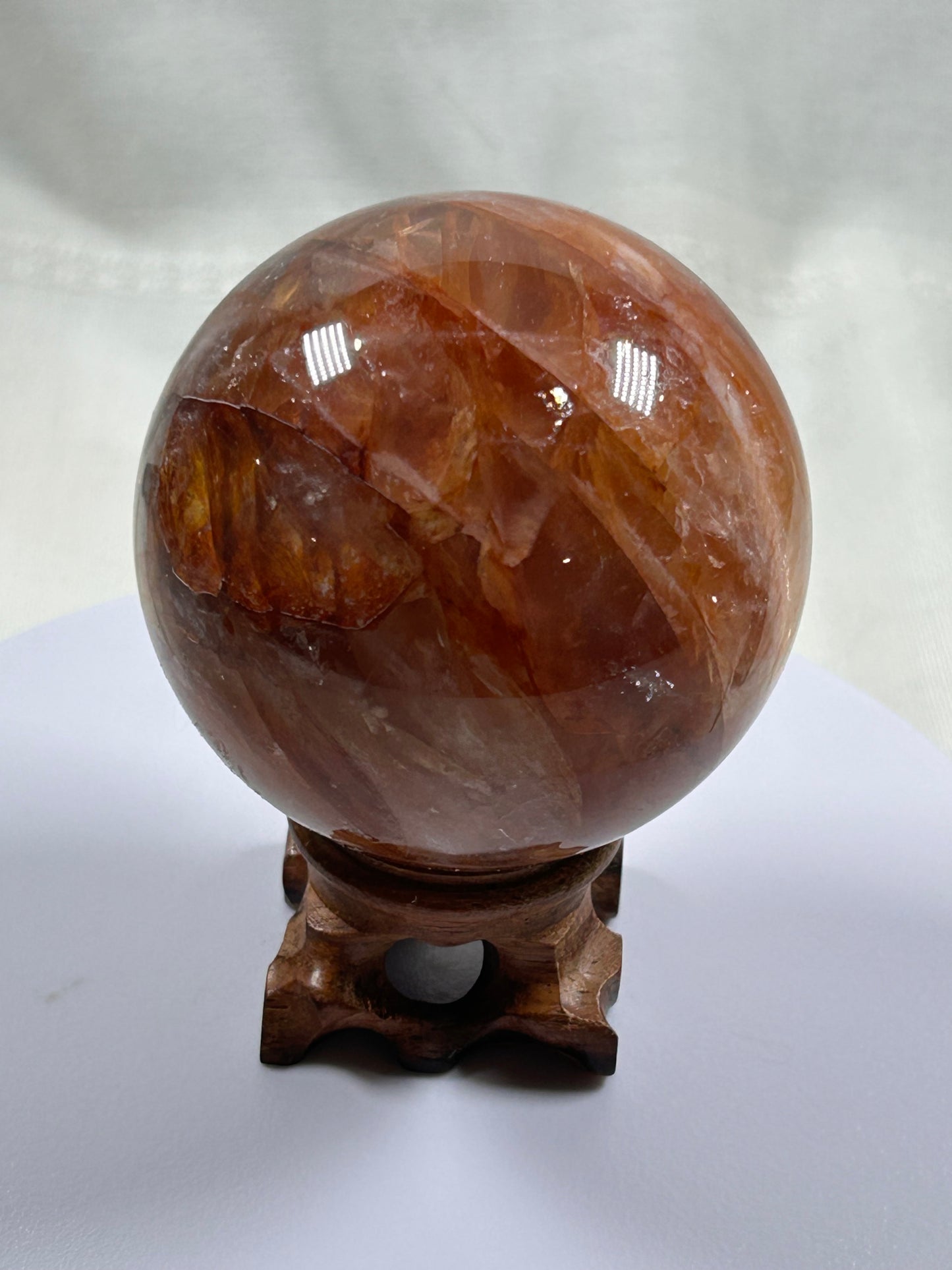 (#312) - Fire Quartz Sphere - New