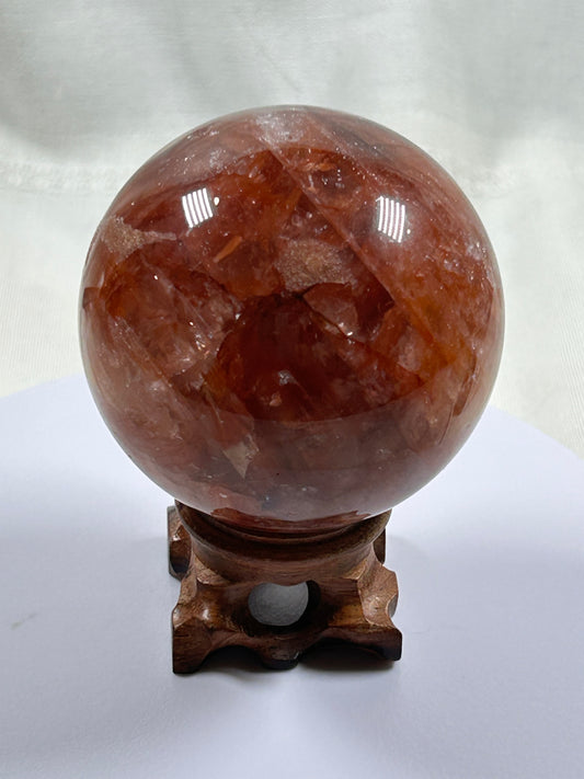 (#287) - Fire Quartz Sphere - New