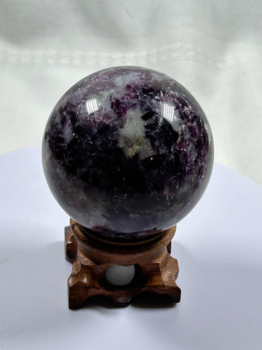 (#343) - Lepidolite Sphere - New