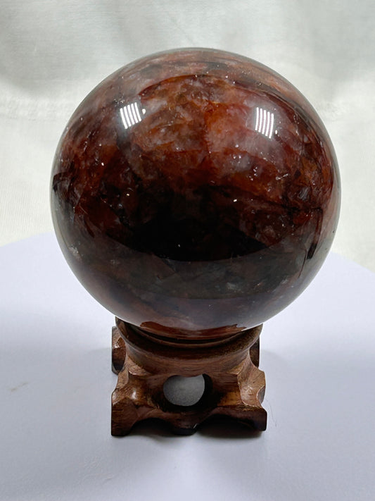 (#301) - Fire Quartz Sphere - New