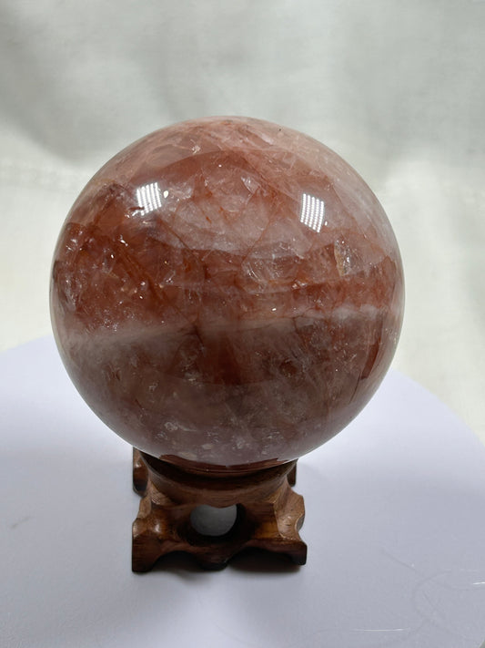 (#298) - Fire Quartz Sphere - New