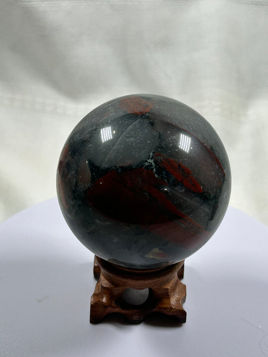 (#250) - African Bloodstone Sphere - New