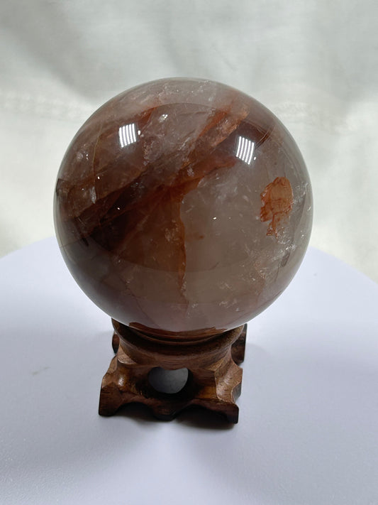(#271) - Fire Quartz Sphere - New