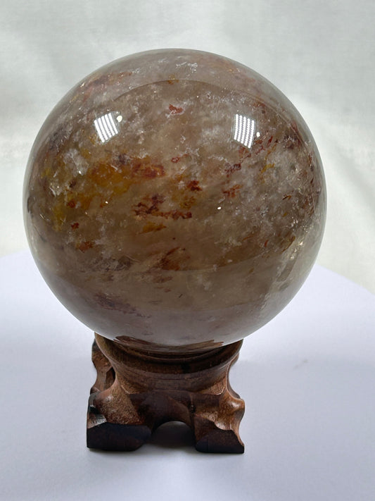 (#238) - Fire Quartz Sphere - New