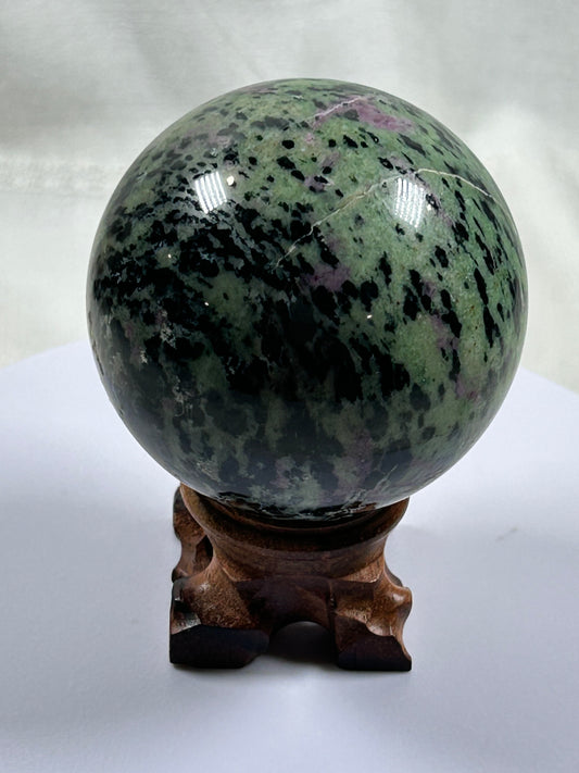 (#233) - Ruby Zoisite Sphere - New