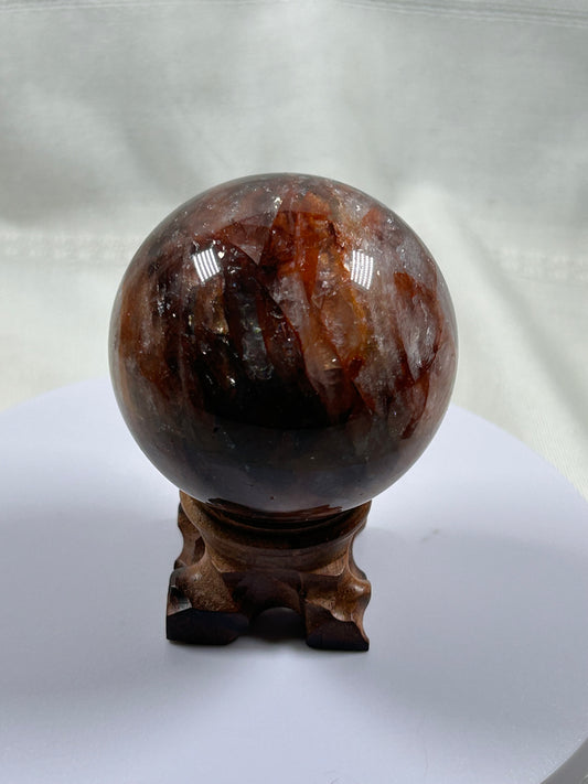 (#310) - Fire Quartz Sphere - New