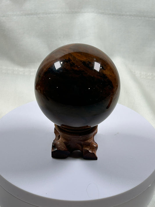 (#237) - Red Obsidian Sphere - New