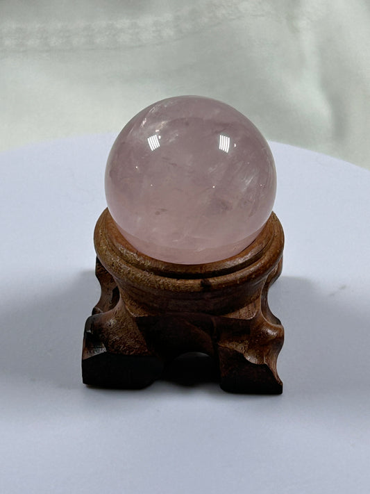 (#454) - Rose Quartz Sphere - New