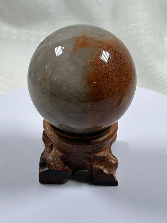 (#457) - Rutilated Quartz Sphere - New