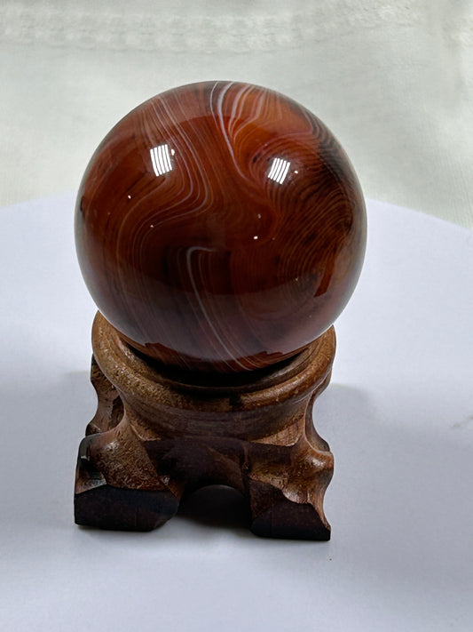 (#456) - Carnelian Sphere - New