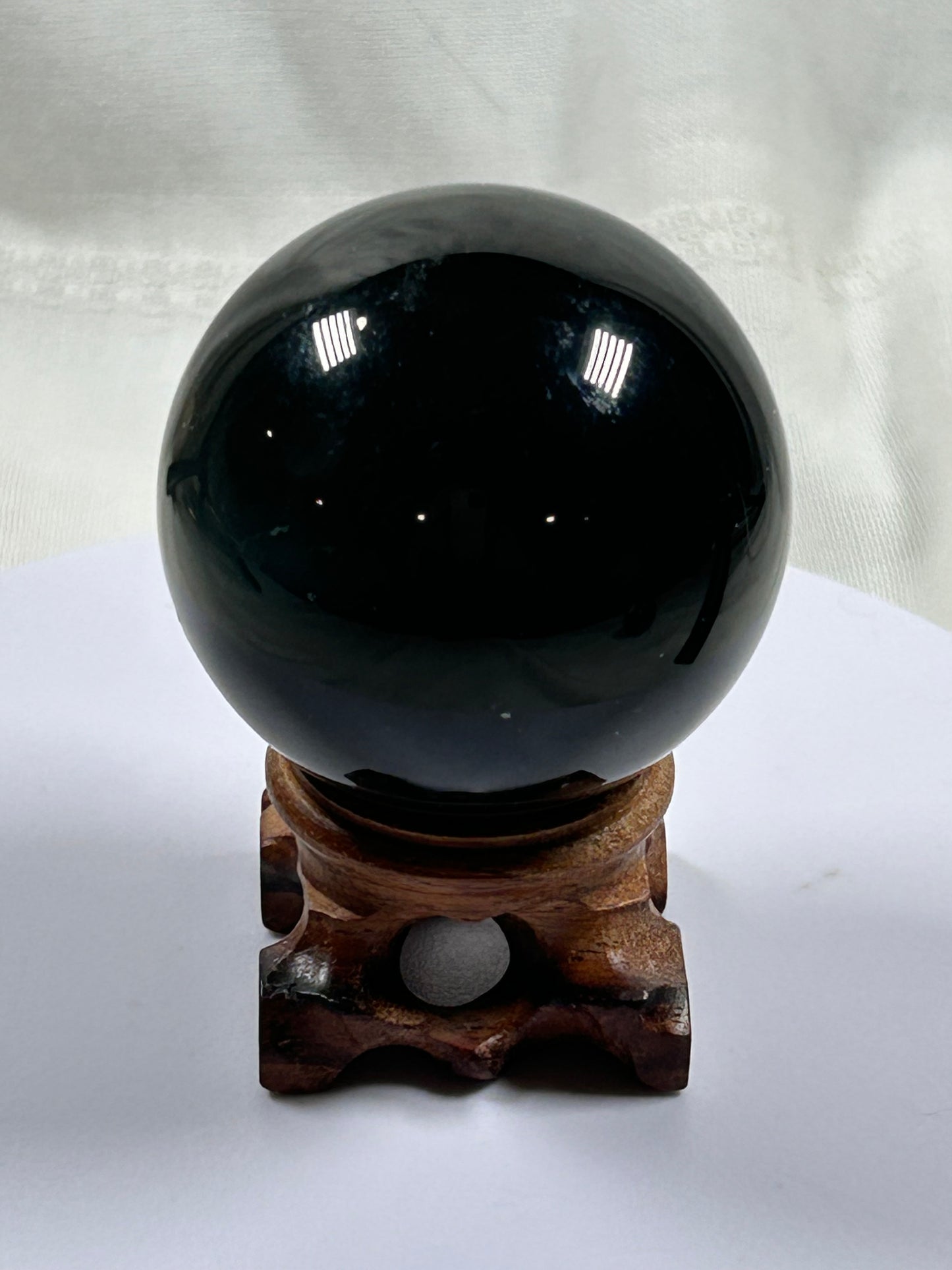 (#439) - Black Obsidian Sphere - New