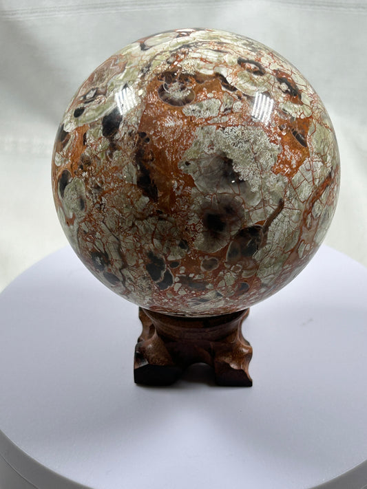 (#500) - Money Agate Sphere - New
