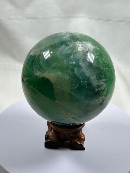 (#512) - Fluorite Sphere - New