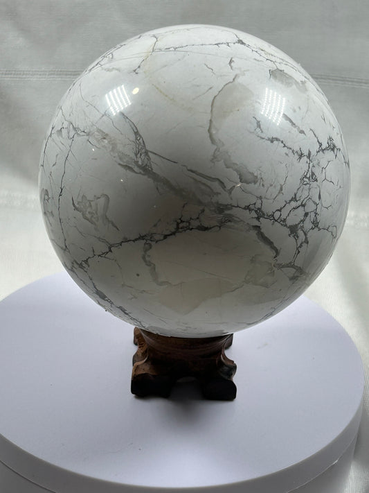 (#497) - Howlite Sphere - New