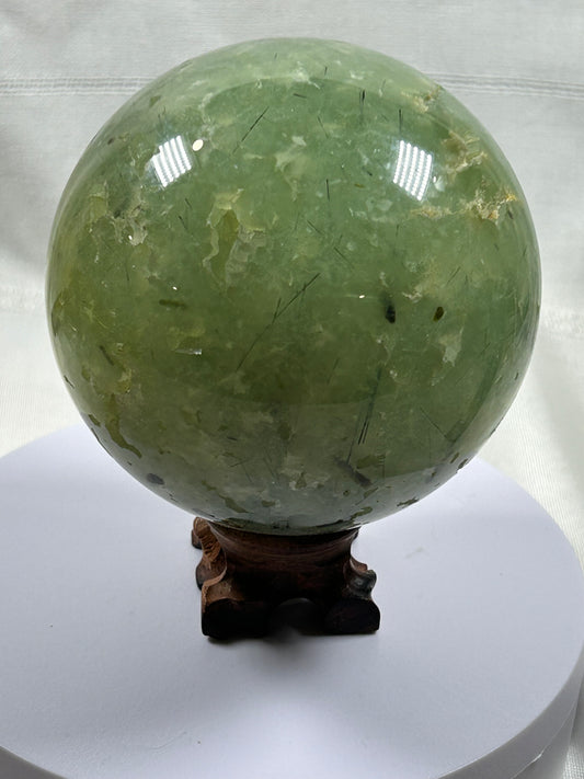 (#505) - Prehnite Sphere - New