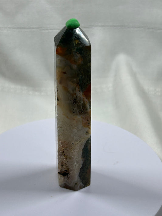 (#590) - Moss Agate Tower - New