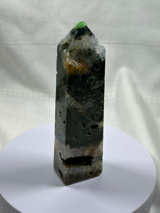 (#613) - Moss Agate Tower - New