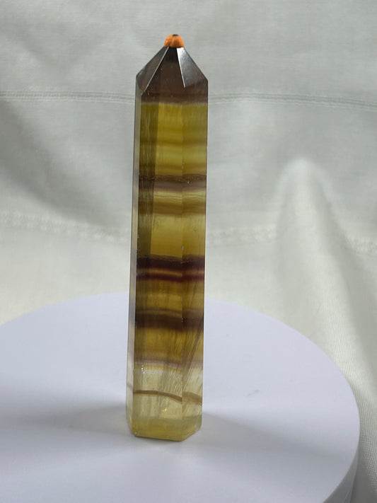 (#603) - Yellow Fluorite Tower - New