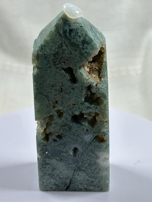 (#612) - Moss Agate Tower - New