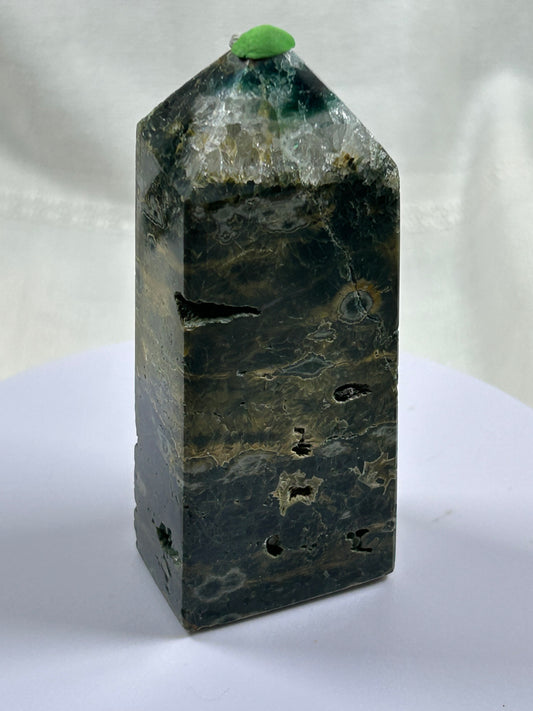 (#614) - Moss Agate Tower - New
