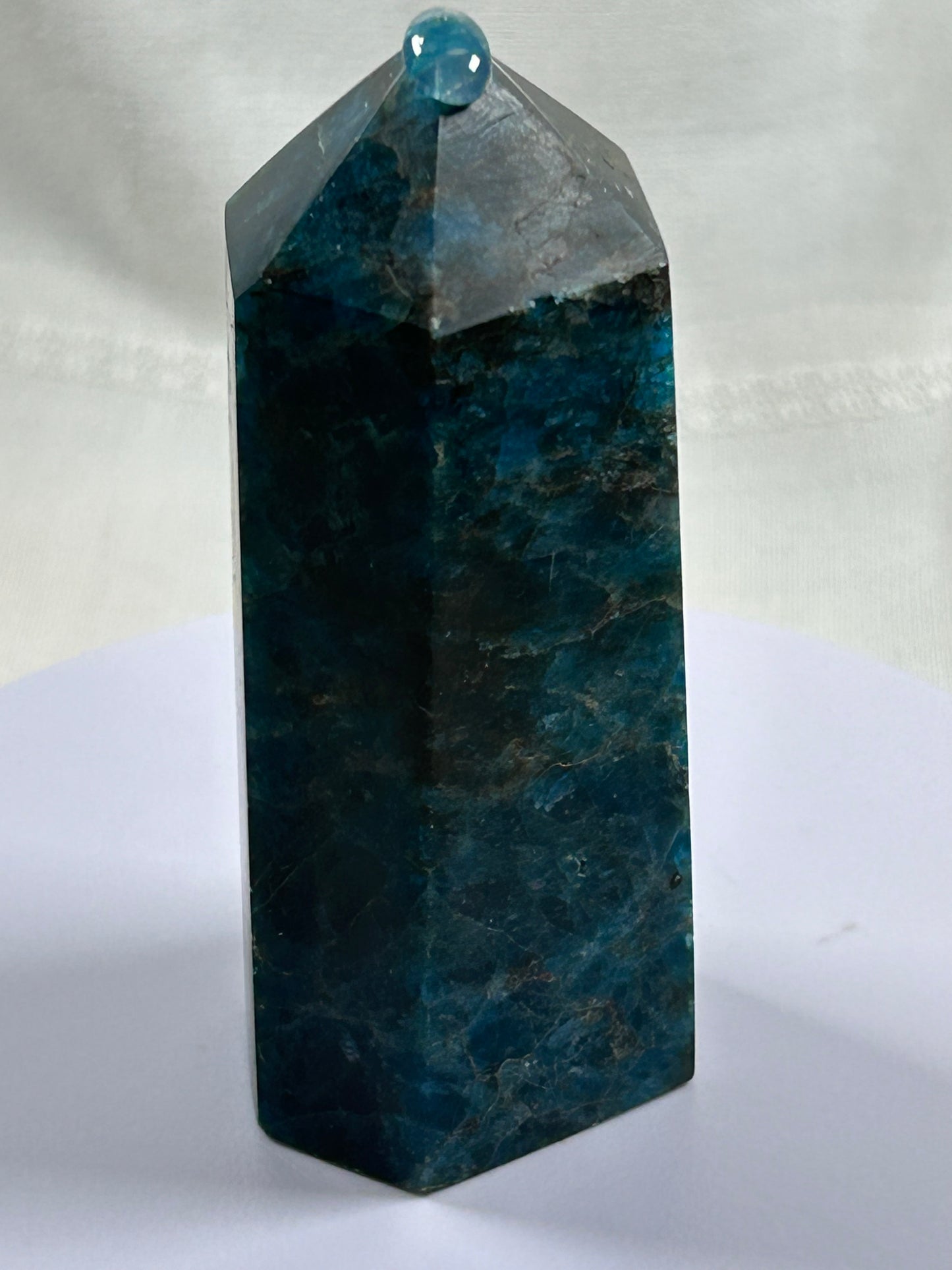 (#619) - Blue Apatite Tower - New