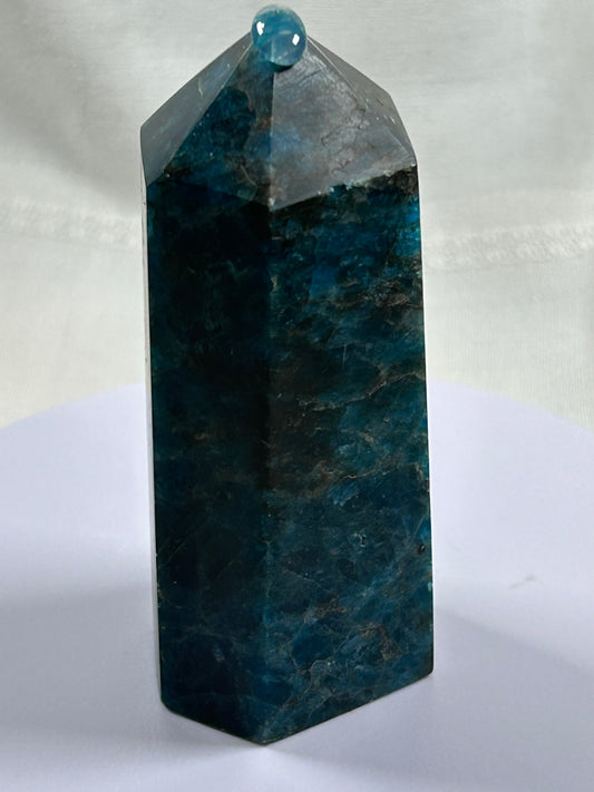 (#619) - Blue Apatite Tower - New