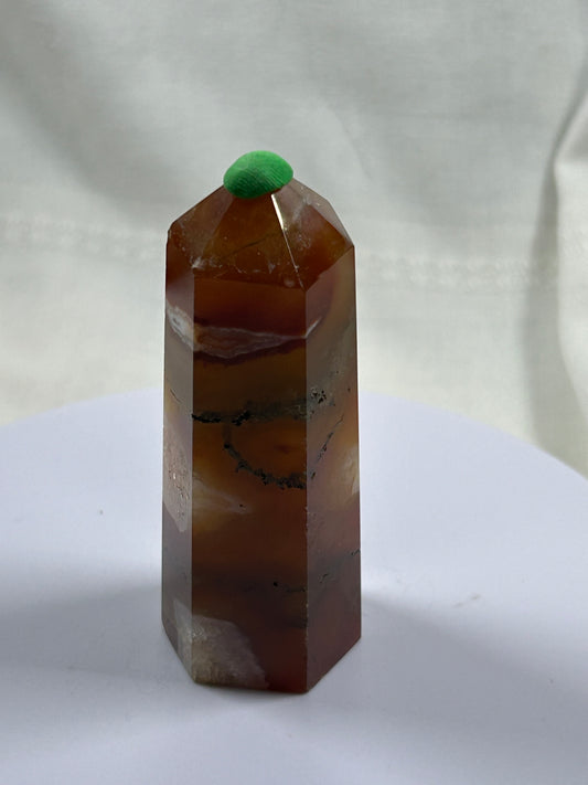 (#695) - Carnelian Agate Tower - New