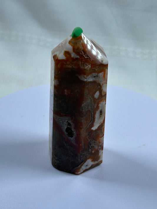 (#696) - Moss Agate Tower - New
