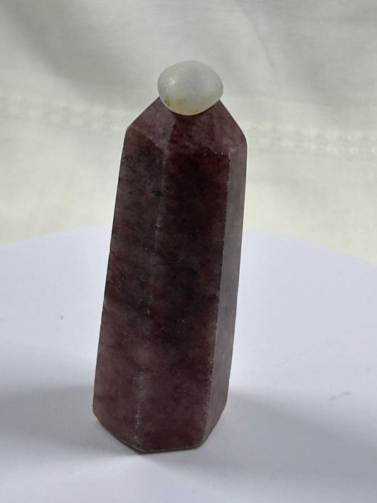 (#698) - Strawberry Quartz Tower - New