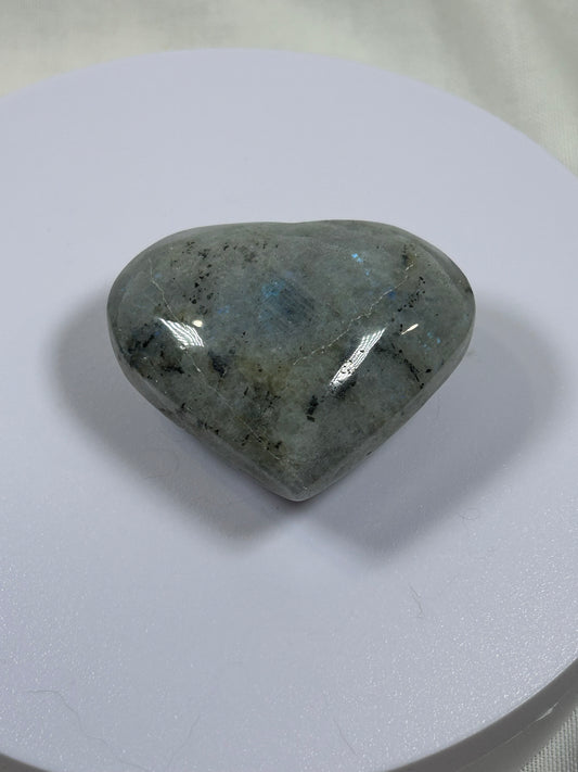 (#857) - Labradorite Heart - New