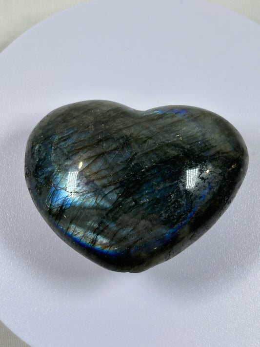 (#840) - Labradorite Heart - New