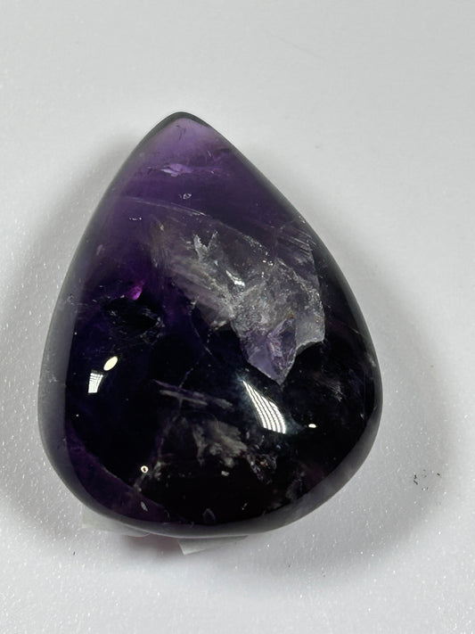 (AT1) - Amethyst Teardrop Pendant - New