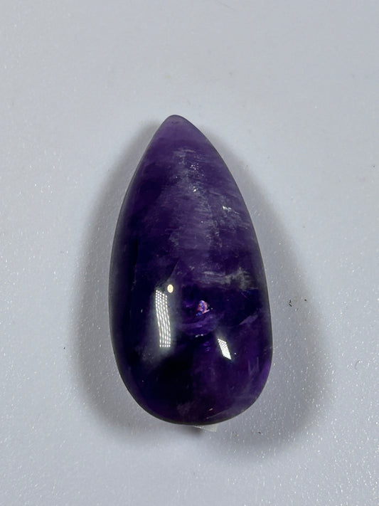 (AT5) - Amethyst Teardrop Pendant - New
