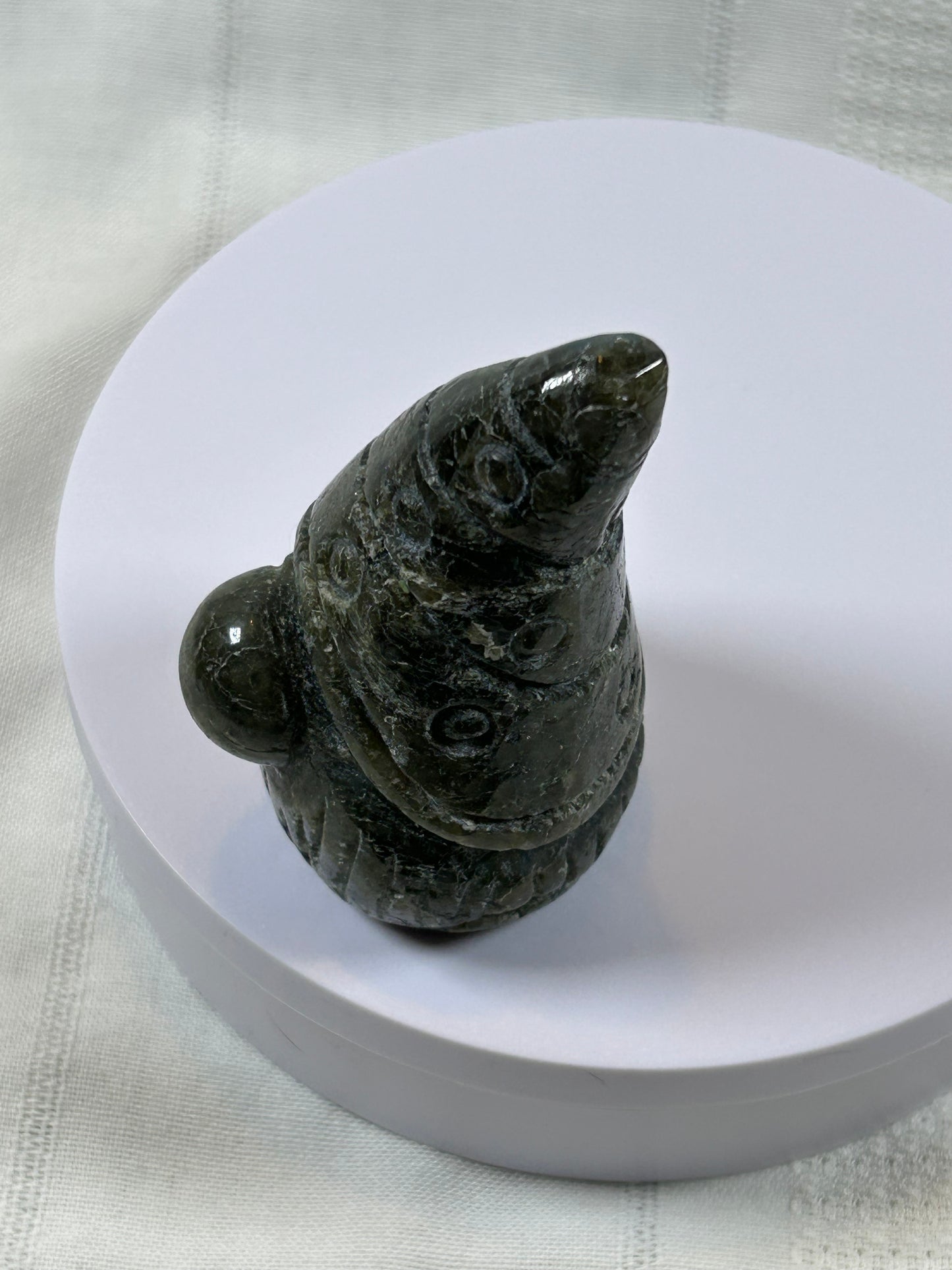 (#2) - LABRADORITE GNOME CARVING - NEW