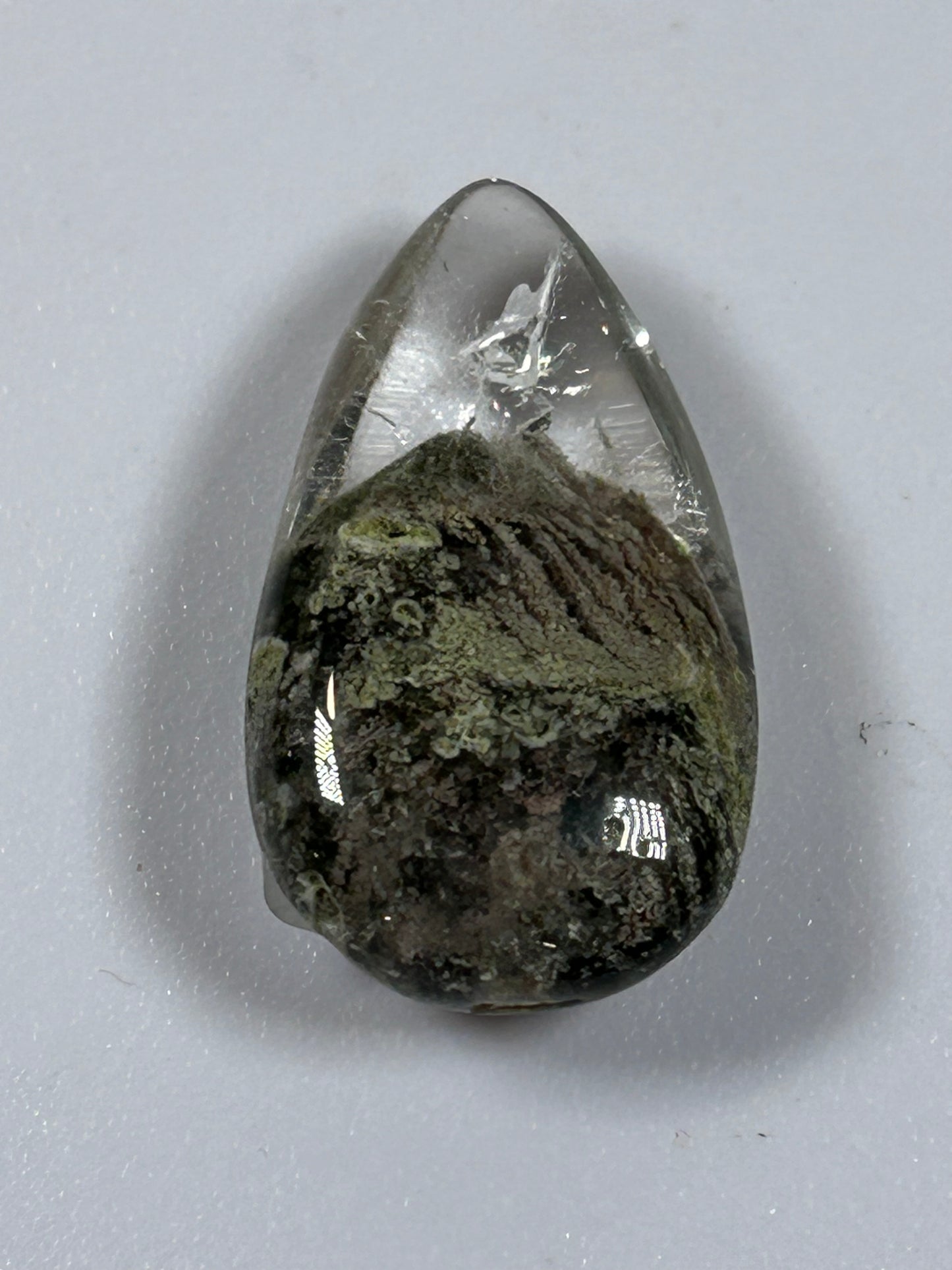 (GQ5) - Garden Quartz Teardrop Pendant - New