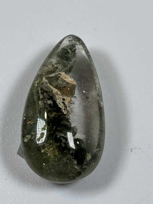(GQ6) - Garden Quartz Teardrop Pendant - New